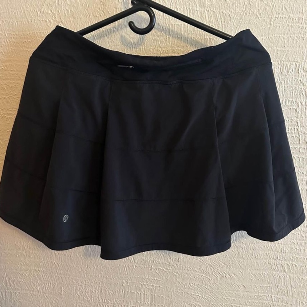 Lululemon Pace Rival Skirt, Black, Size 14